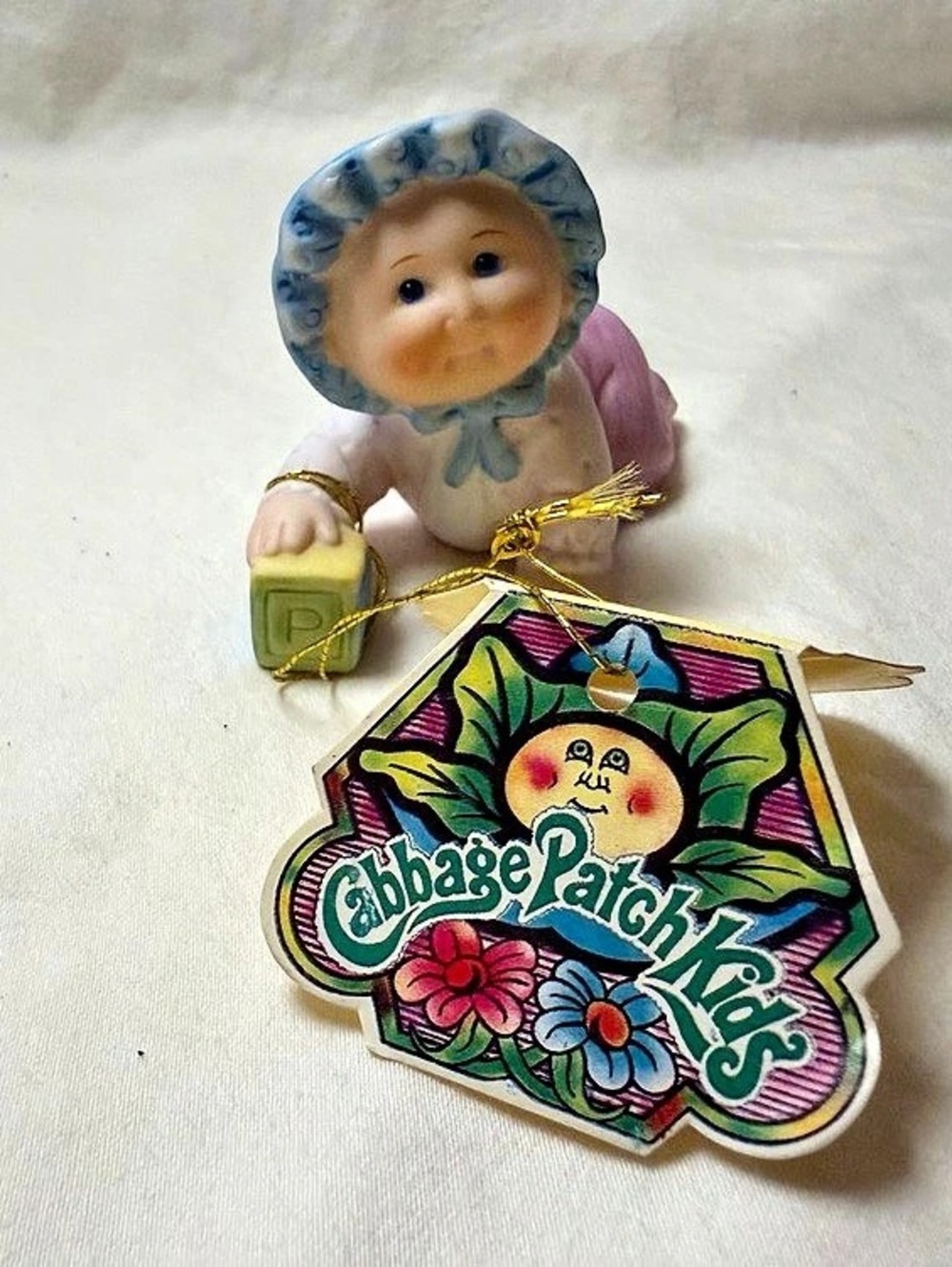 Cabbage Patch Kids 1984 Edition ornament Holiday Ornament Pink Blue